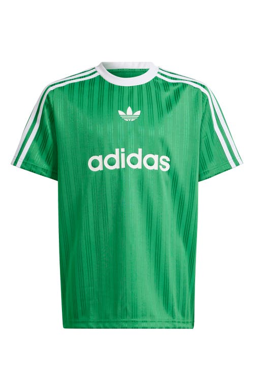 adidas Kids' Adicolor 3-Stripes T-Shirt Green at