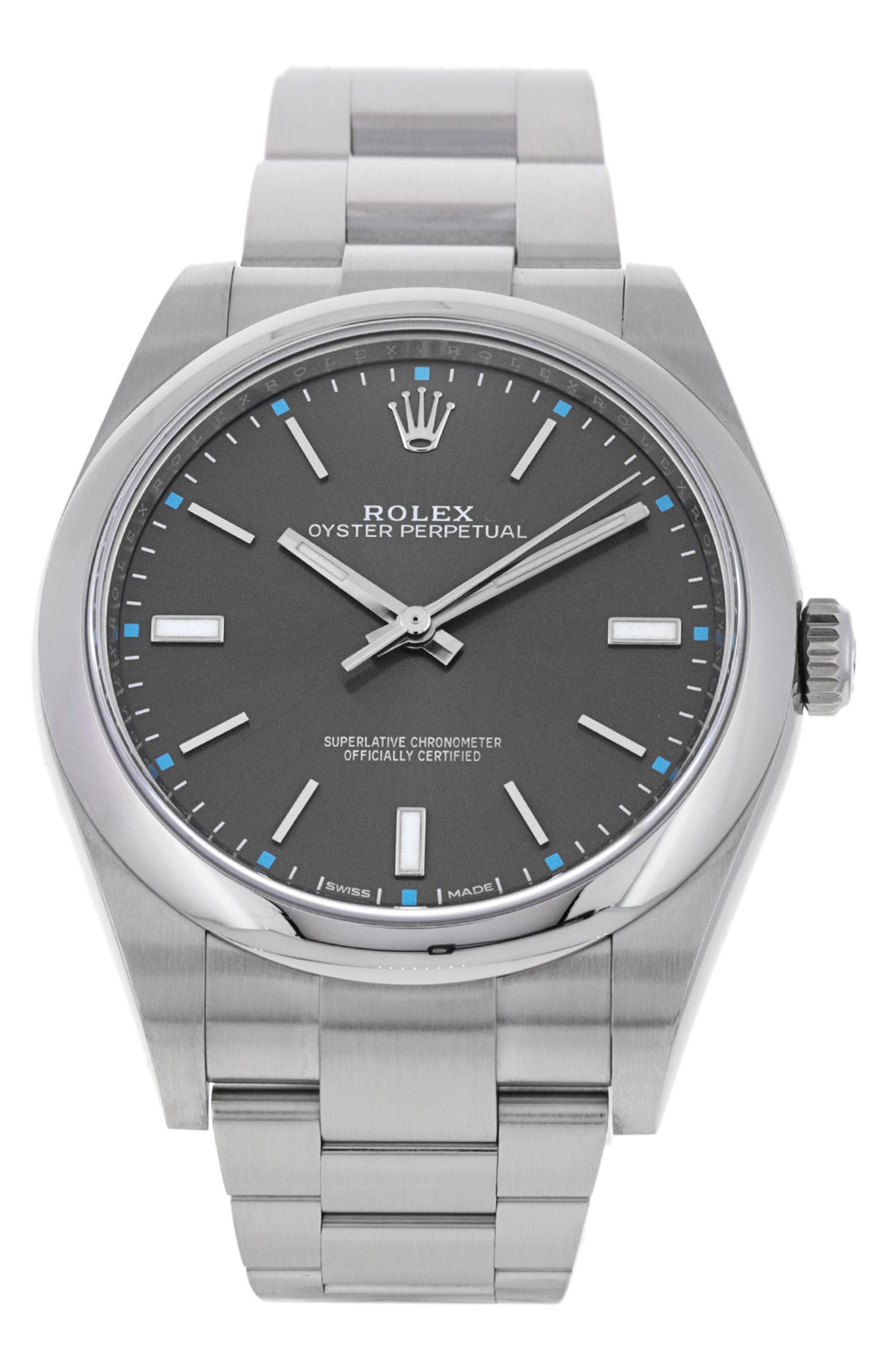 Watchfinder & Co. Rolex Preowned 2019 Oyster Perpetual Bracelet Watch