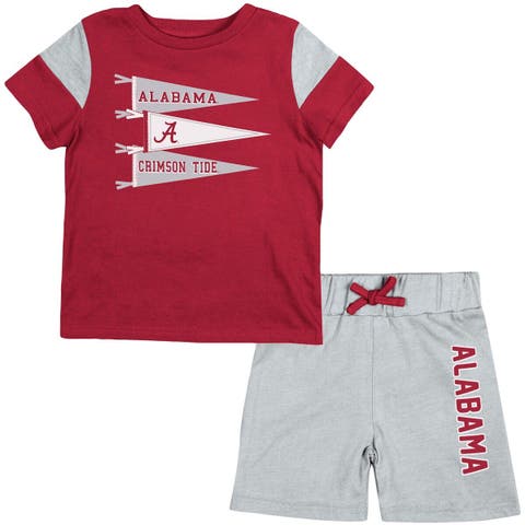Outerstuff Infant Aqua/Heather Gray Seattle Mariners Ground Out Baller Raglan T-Shirt and Shorts Set
