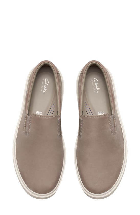 Shop Clarks (r) Craft Swift Go Slip-on Sneaker In Grey Nubuck