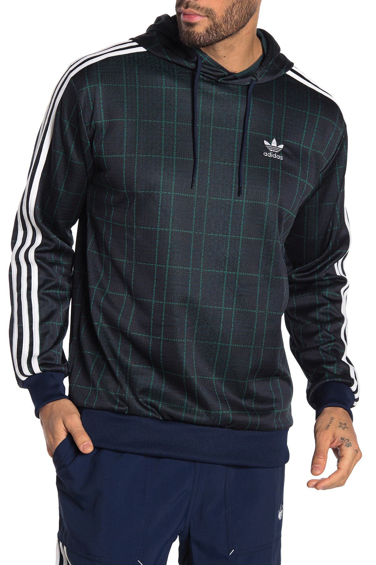 adidas tartan sweatshirt