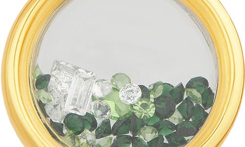 Shop Paige Harper Cz Shaker Pendant Necklace In Multicolored/green