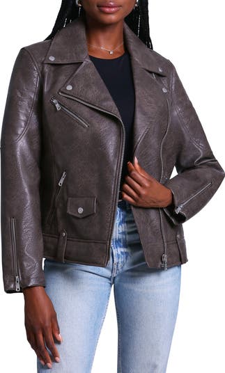 Gracia faux hotsell leather jacket