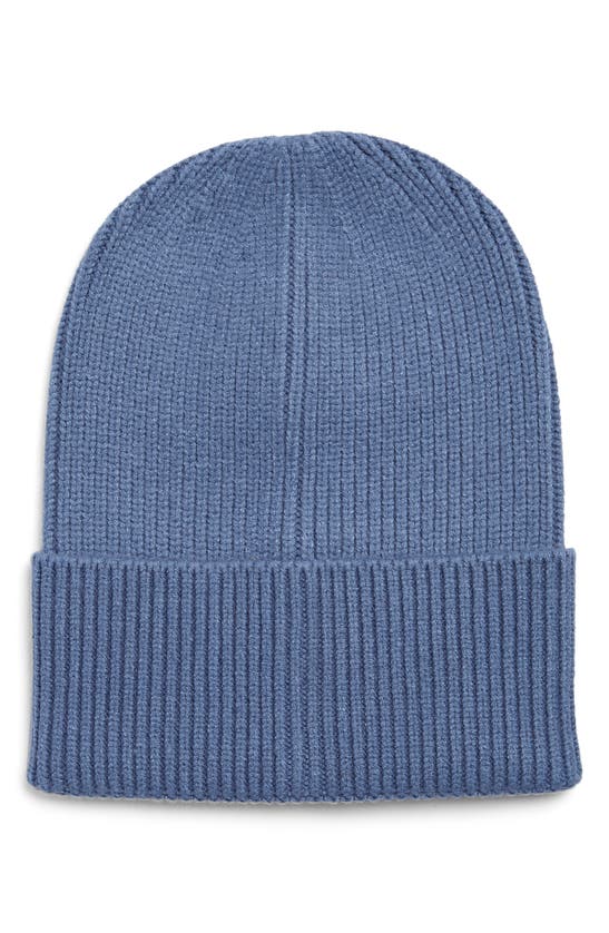 Melrose And Market Everyday Ribbed Beanie In Blue Macaw