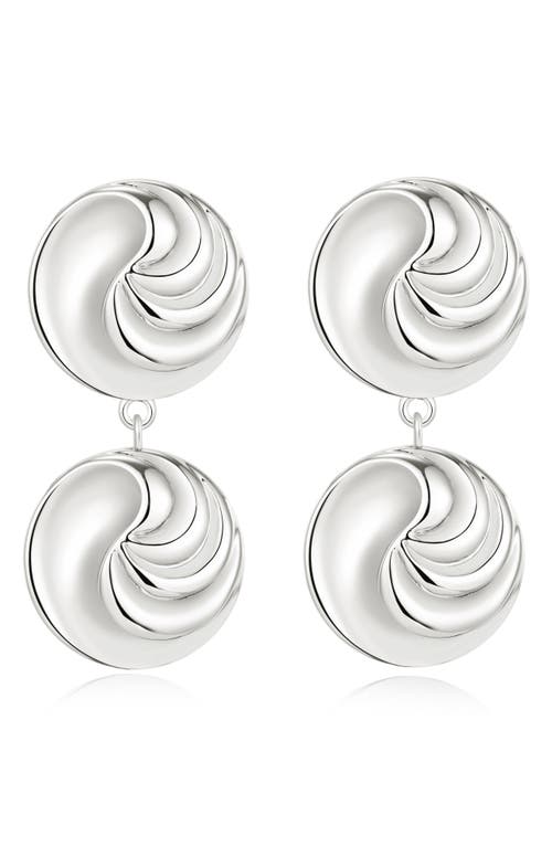 Luv AJ The Leila Drop Earrings in Silver at Nordstrom