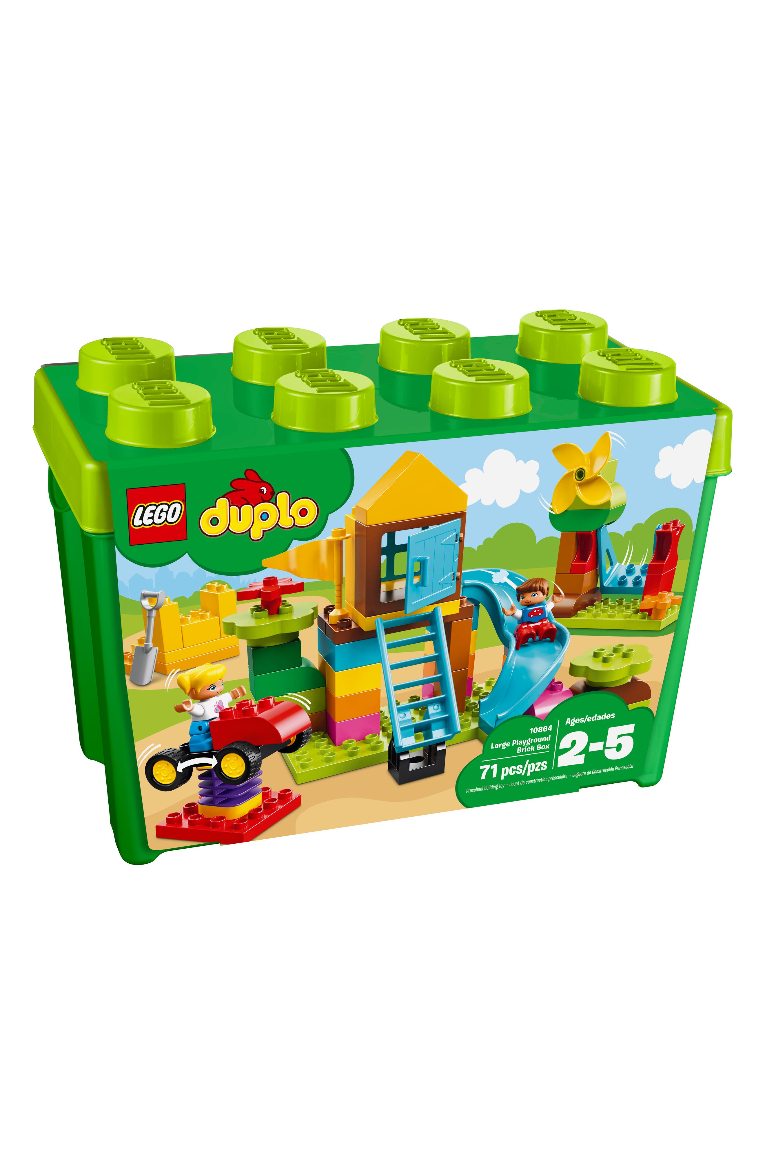 duplo large playground brick box