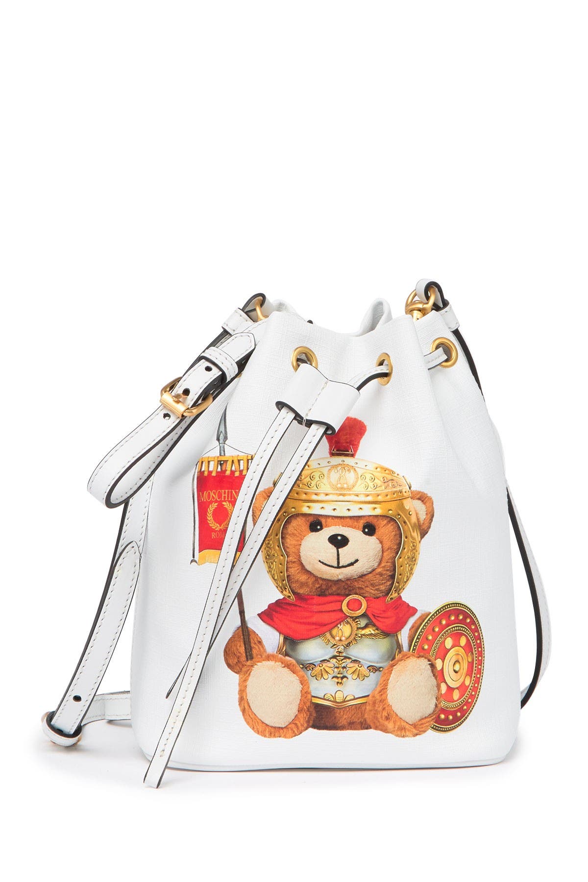moschino teddy bear bucket bag
