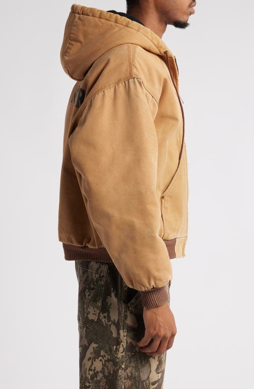 ROY ROGER'S X DAVE'S NEW YORK ROY ROGERS X DAVE'S NEW YORK HOODED LOGO GRAPHIC ZIP JACKET