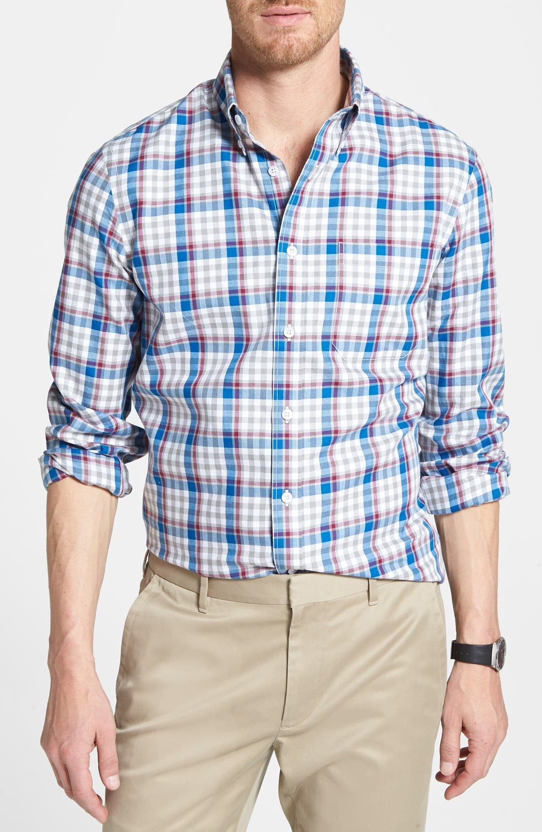 Nordstrom Trim Fit Check Sport Shirt Nordstrom