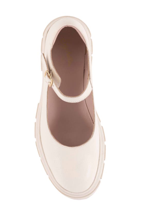 Shop Seychelles Alley Cat Mary Jane Lug Sole Pump In Off White