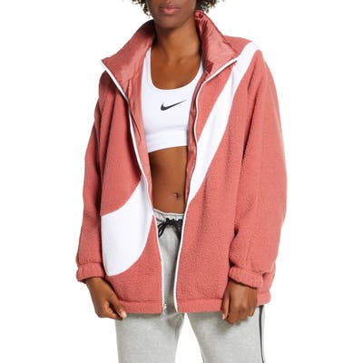 Nike Sportswear Swoosh Reversible Faux Shearling Jacket