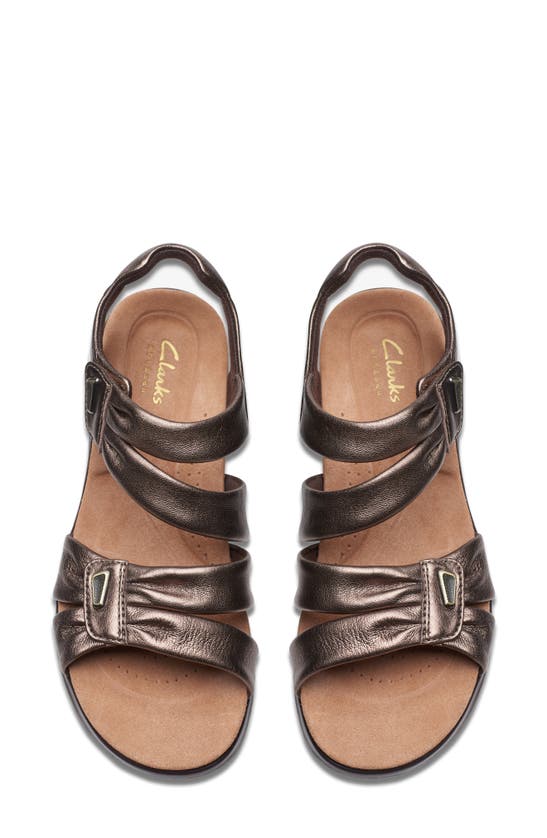 Shop Clarks (r) Kitly Ave Sandal In Bronze Leather