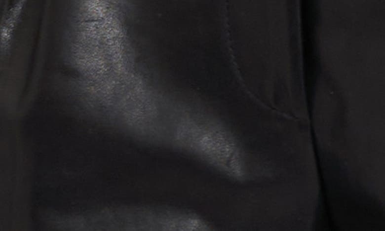 Shop Rebecca Minkoff Rivington Pleat Cuff Leather Short In True Black