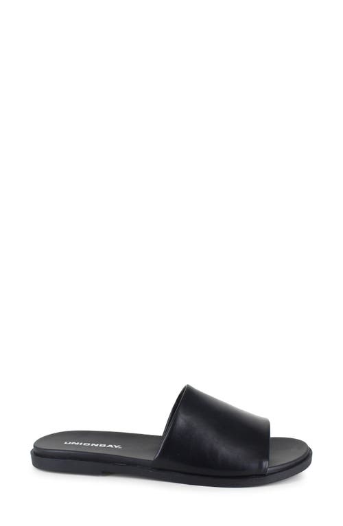 Shop Unionbay Renee Slide Sandal In Black