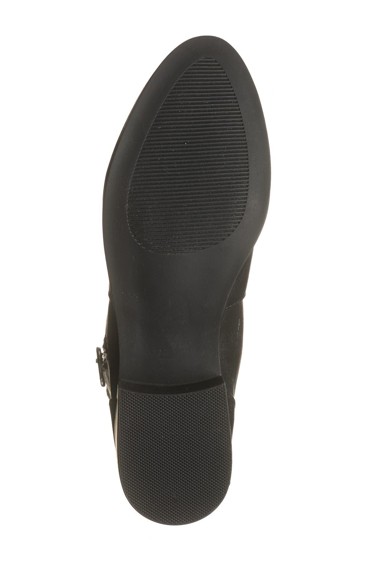 steve madden alden leather zip ankle boot