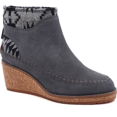 Pendleton Arago Waterproof Wedge Bootie, Grey
