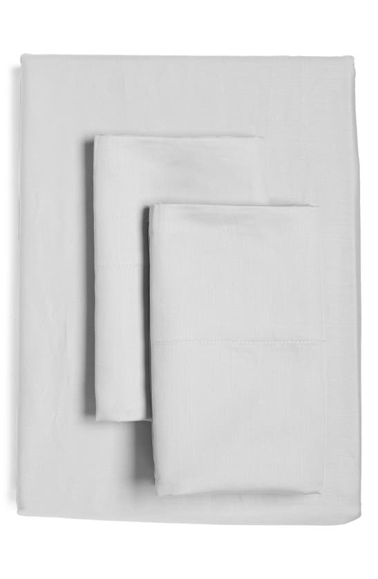 Shop Ted Baker Plain Dye Collection Sheet Set In Silver