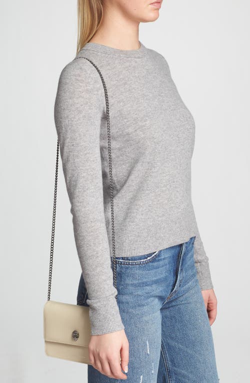 Kurt Geiger Extra Mini Shoreditch Crossbody Bag In Natural