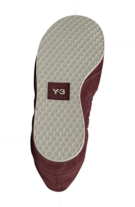 Shop Y-3 Gazelle Sneaker In Red/red/ Clear Brown