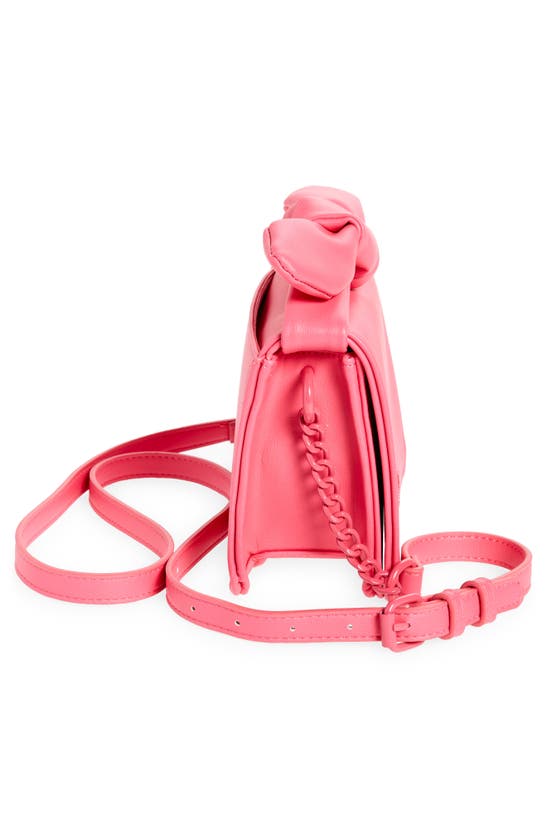 Shop Nanette Lepore Bow Top Crossbody Bag In Hot Pink