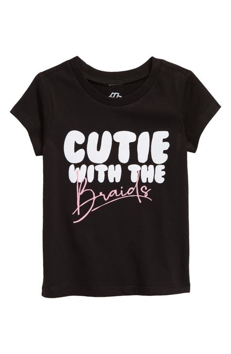 Cutie with the Braids Graphic Tee (Baby)