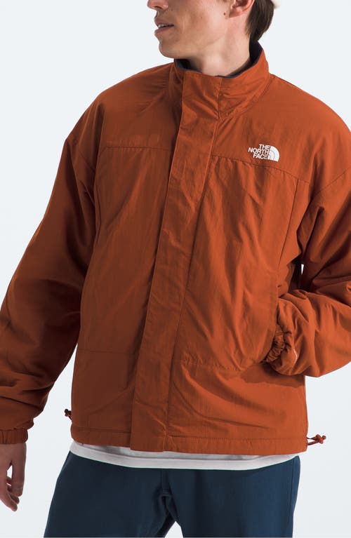 Shop The North Face Yumiori Reversible Jacket In Earthen Copper/summit Navy