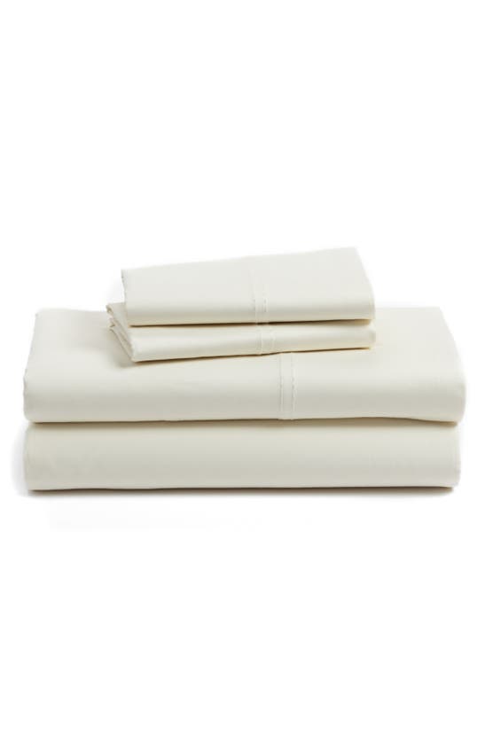 Nordstrom 400 Thread Count Organic Cotton Sateen Sheet Set In Ivory Marshmallow