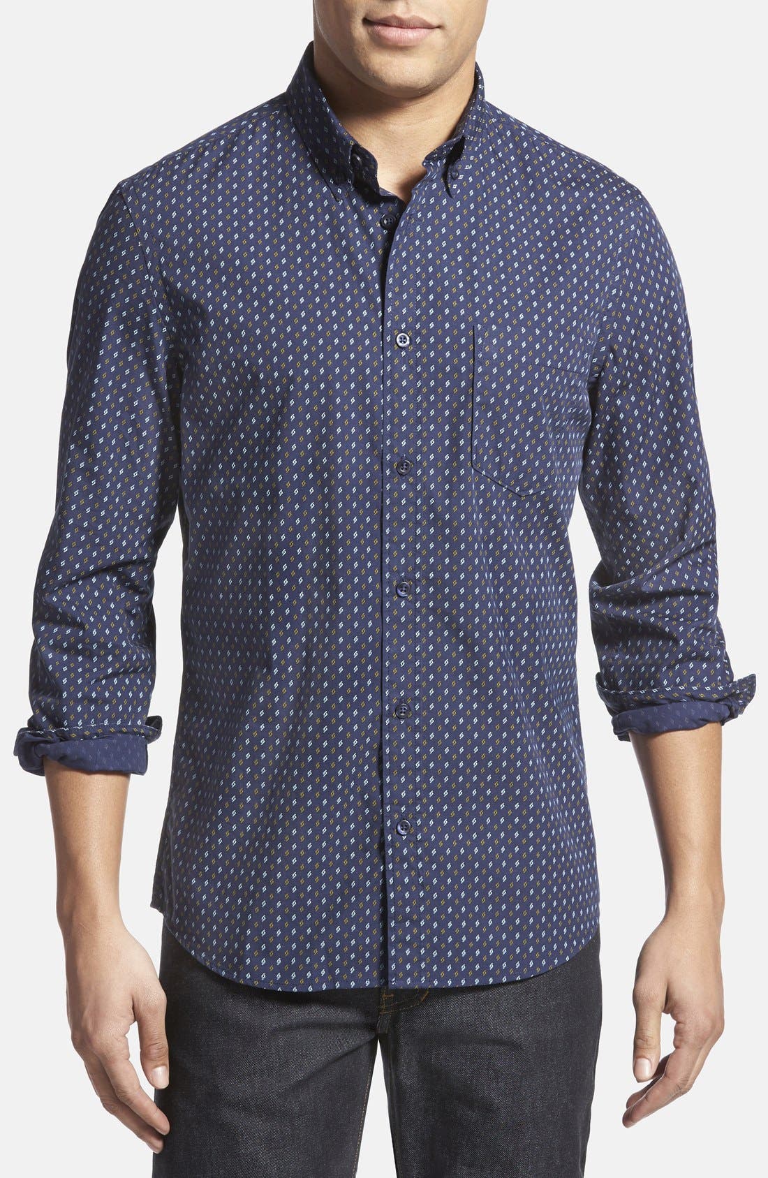Nordstrom Trim Fit Print Sport Shirt Nordstrom
