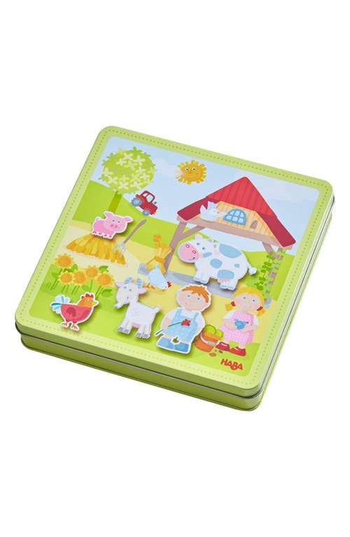 HABA Peter & Pauline's Farm Magnetic Activity Game in Green at Nordstrom