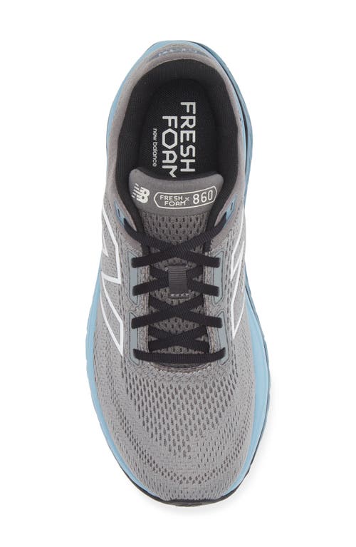 New Balance Fresh Foam X 860 V14 Running Shoe In Slate Grey/chrome Blue
