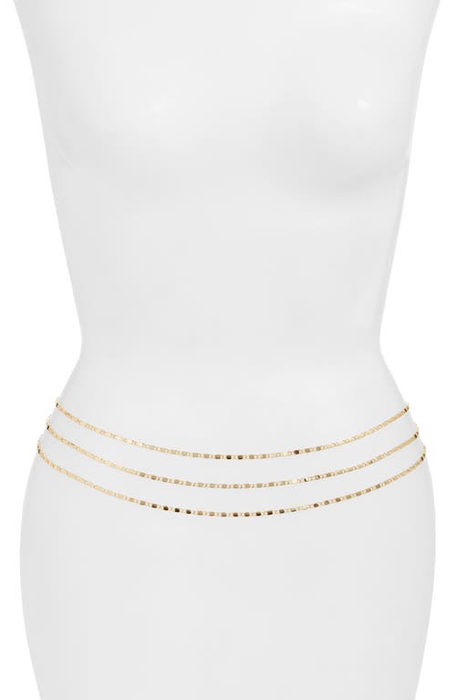 VIDAKUSH Layered Belly Chain in Gold at Nordstrom