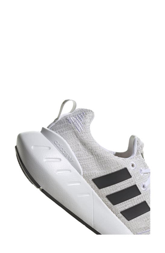 Adidas Originals Kids' Run 22 Sneaker In White/ Black/ Grey ModeSens