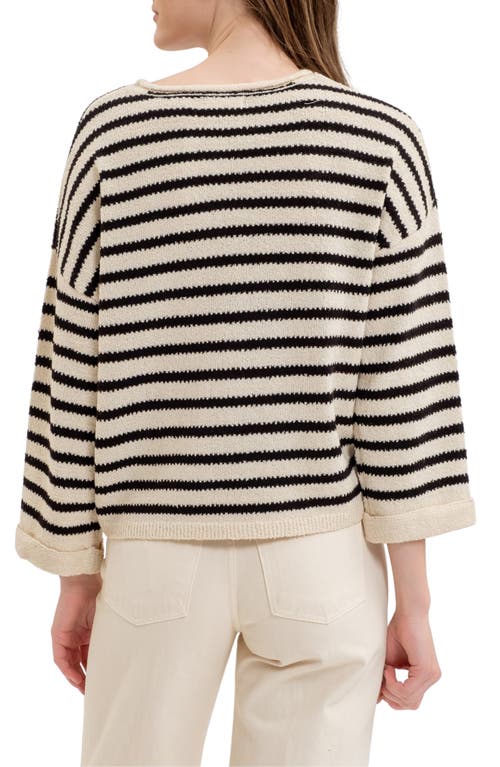 BLU PEPPER BLU PEPPER STRIPE SWEATER