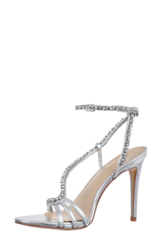 Sam Edelman Granger Strappy Sandal In Soft Silver | ModeSens