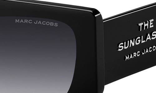 MARC JACOBS MARC JACOBS 53MM GRADIENT RECTANGULAR SUNGLASSES 