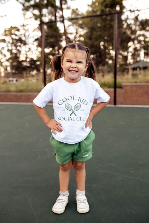 Charlie Lou Baby ® Cool Kid Athleisure Shorts With Pockets In Green