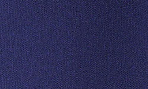 Kasper Rolled Cuff Knit Blazer In Navy