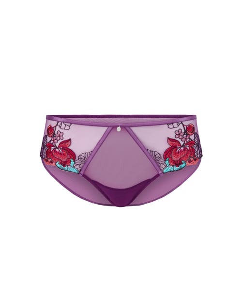 Adore Me Emilie Hipster Panties In Floral Purple