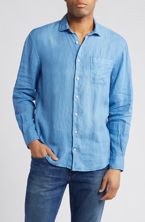 johnnie-O Emory Solid Linen Button-Up Shirt at Nordstrom,