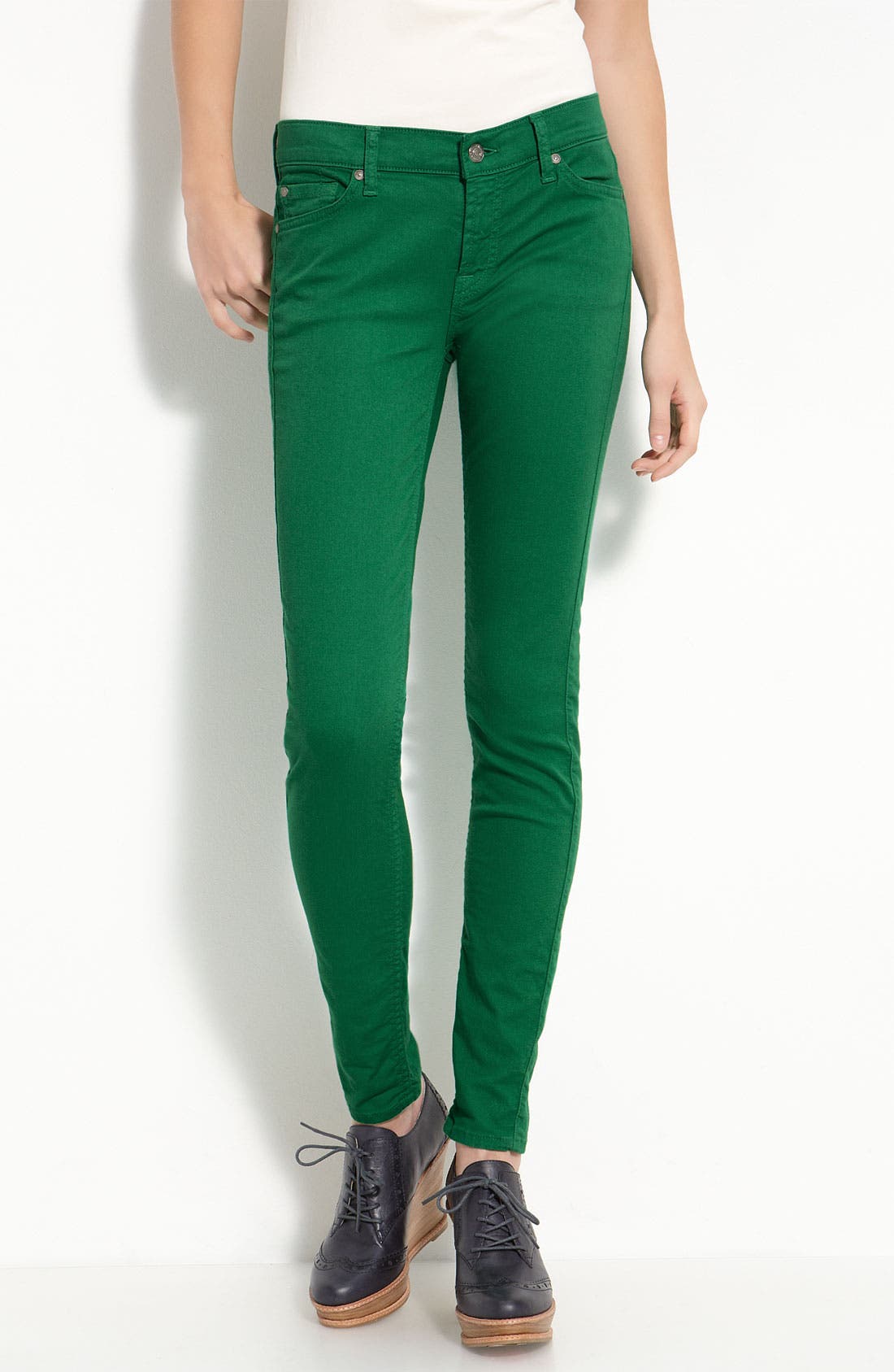 7 for all mankind green jeans