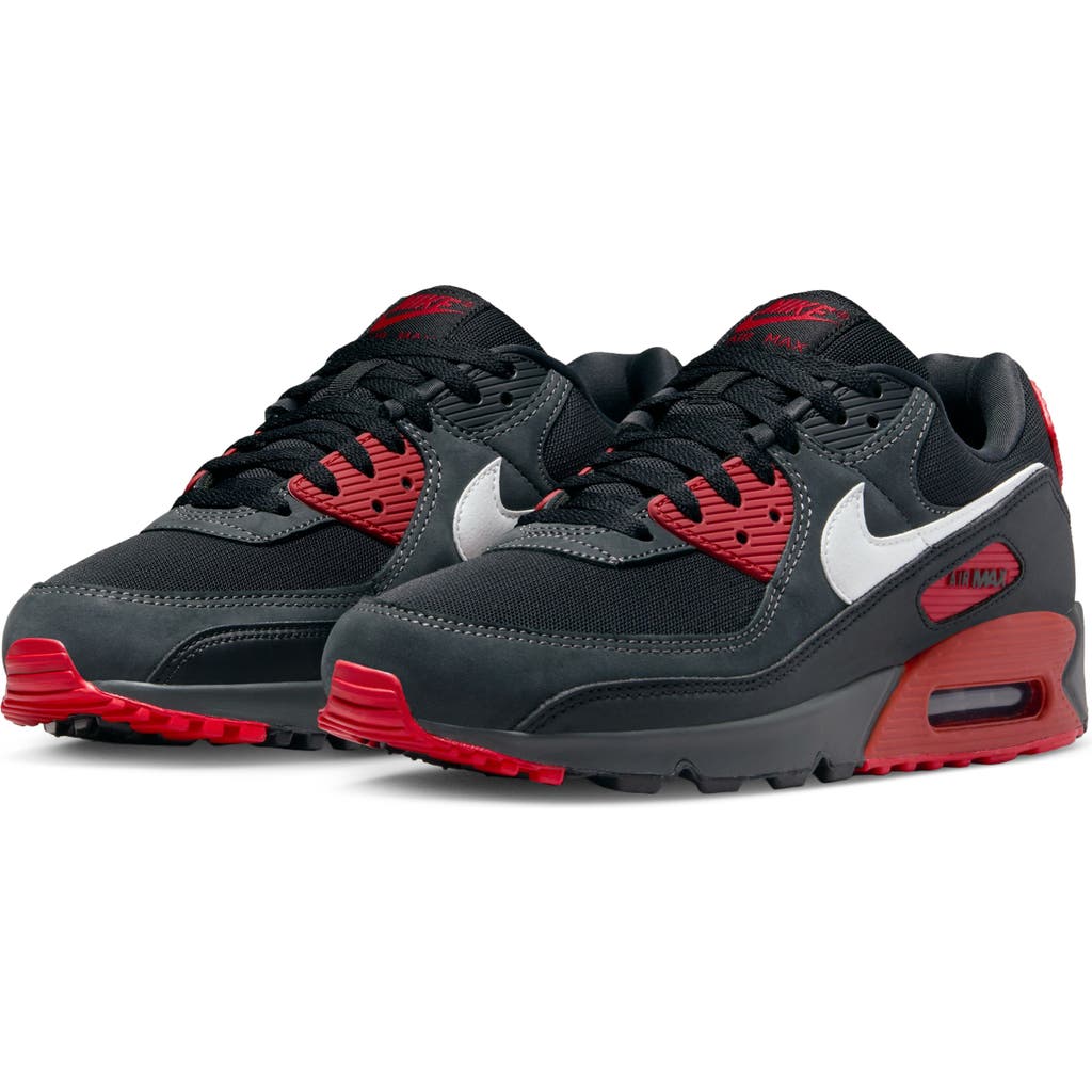 Shop Nike Air Max 90 Sneaker In Anthracite/white/black