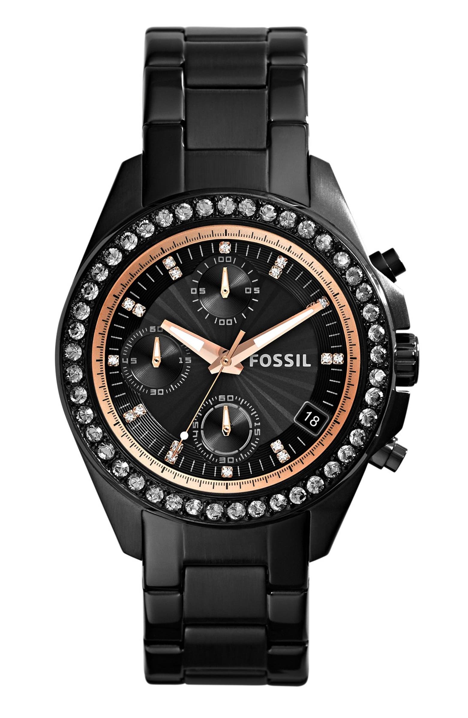 Fossil Crystal Topring Watch, 38mm | Nordstrom