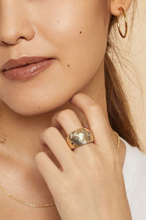 Oradina 10k Gold Everything Hoop Earrings In Rose Gold