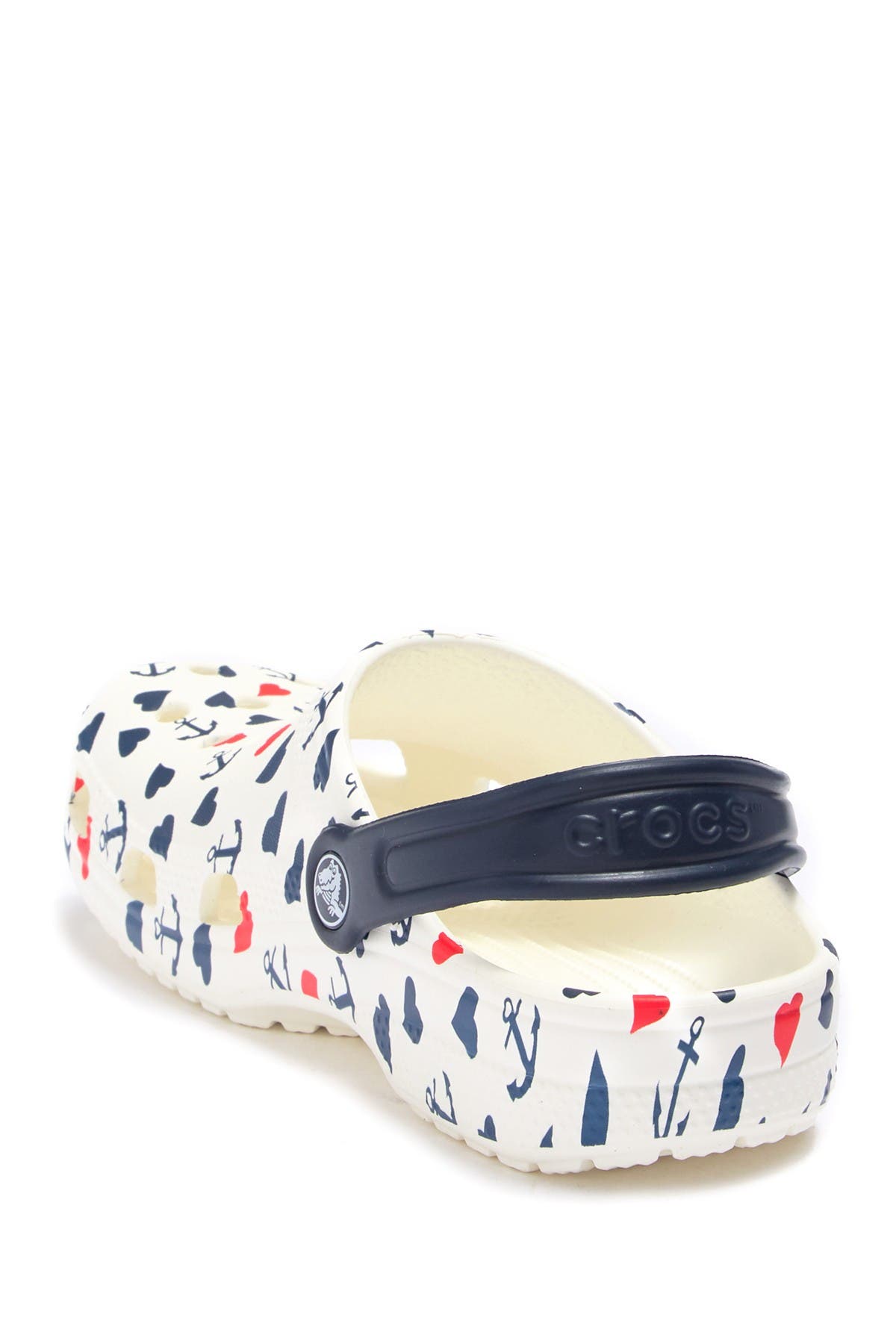 classic anchor print clog