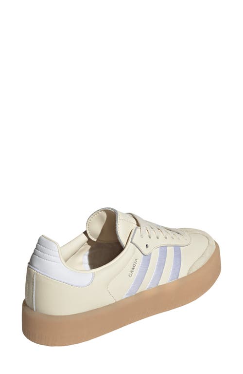 Shop Adidas Originals Adidas Sambae Sneaker In Wonder White/white/silver