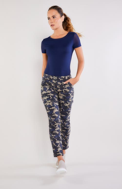 Anatomie Melissa Pima Cotton T-shirt In Navy