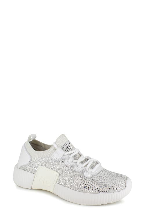 Kaycey Decorative Water Resistant Sneaker in White