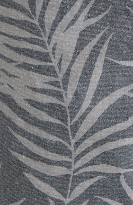 Shop Rails Kian Print Swim Trunks In Palm Shadow Washed Black