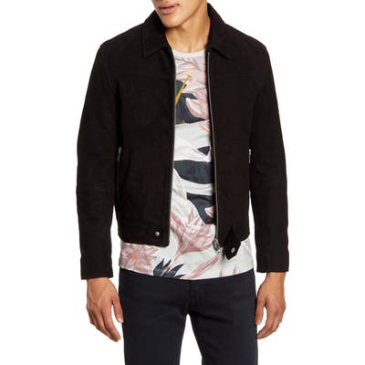 Deadwood Sharpe Suede Jacket, Black