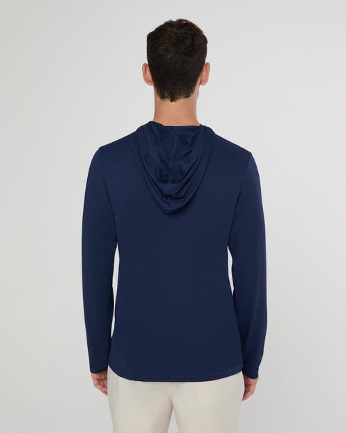 Shop Onia Hooded Sun Tee In Deep Navy